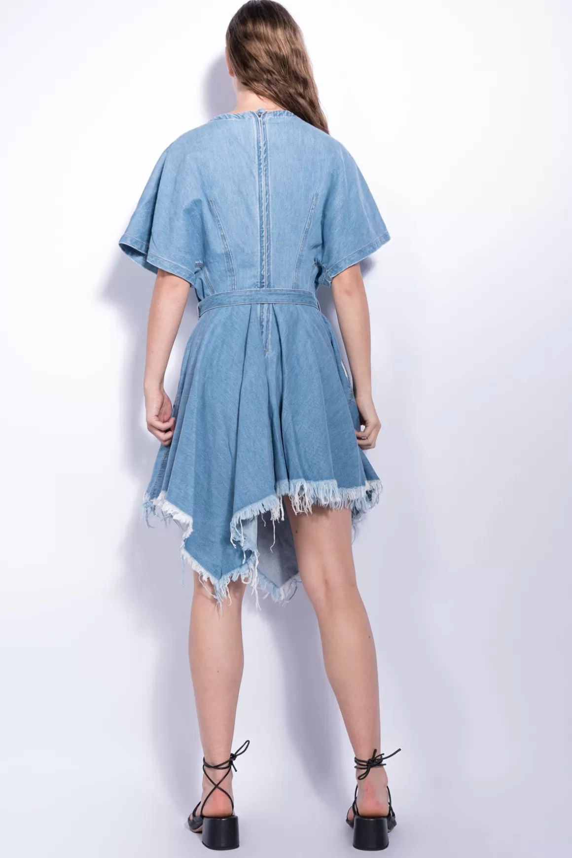 Best Sale ASYMMETRIC DENIM DRESS IN Women M’A DENIM | DRESSES