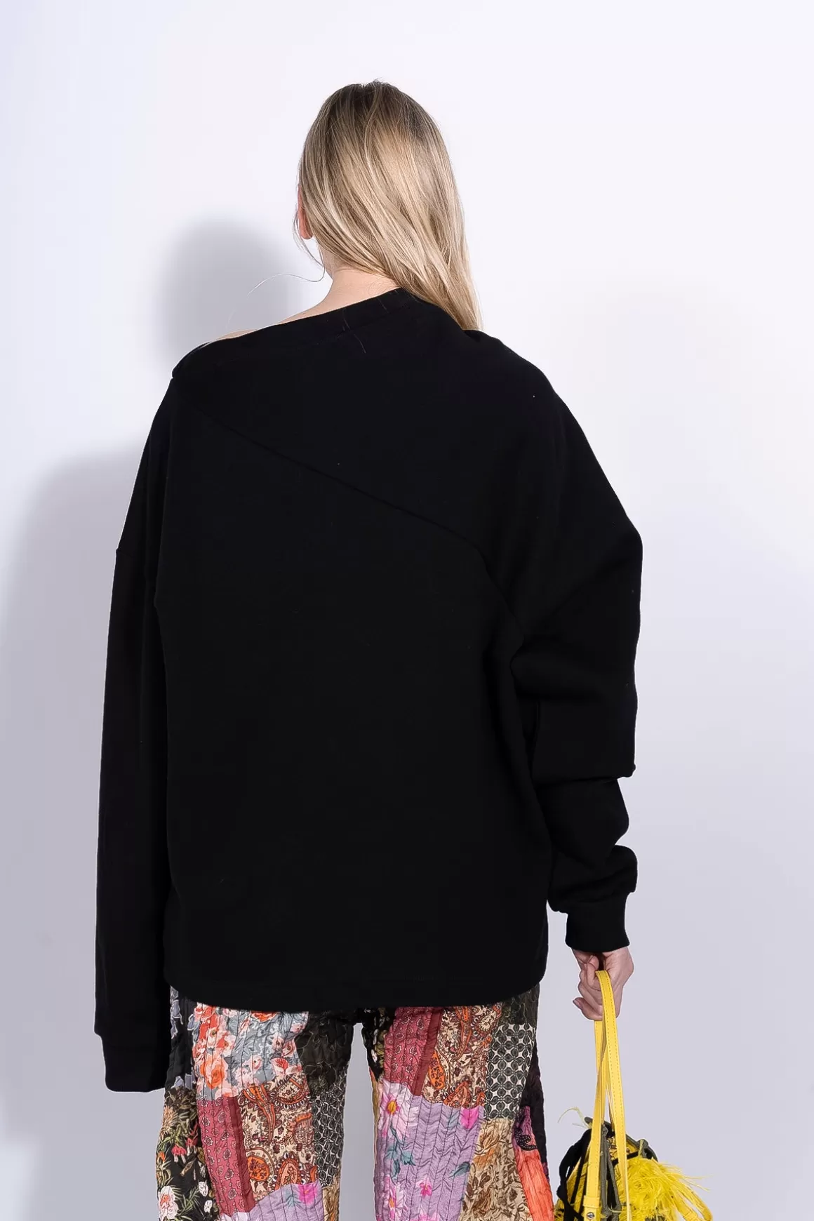 Online DRAPED NECK JUMPER IN FLEECE Women TOPS