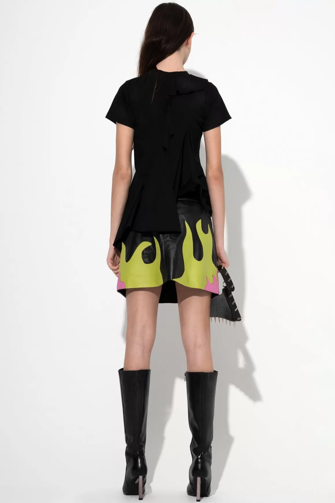 New T-SHIRT WITH FRILLS Women TOPS