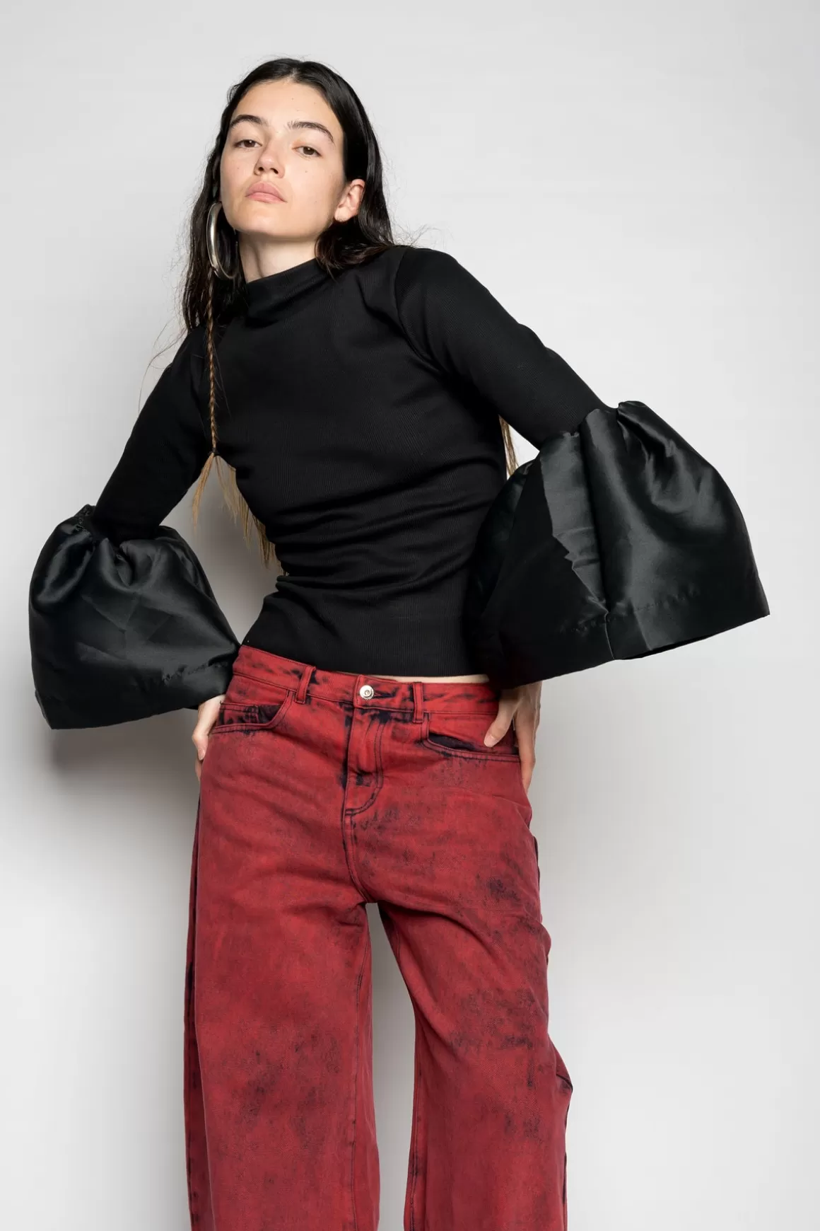 Flash Sale TURTLENECK PUFF SLEEVE TOP Women TOPS | M'A PARTY