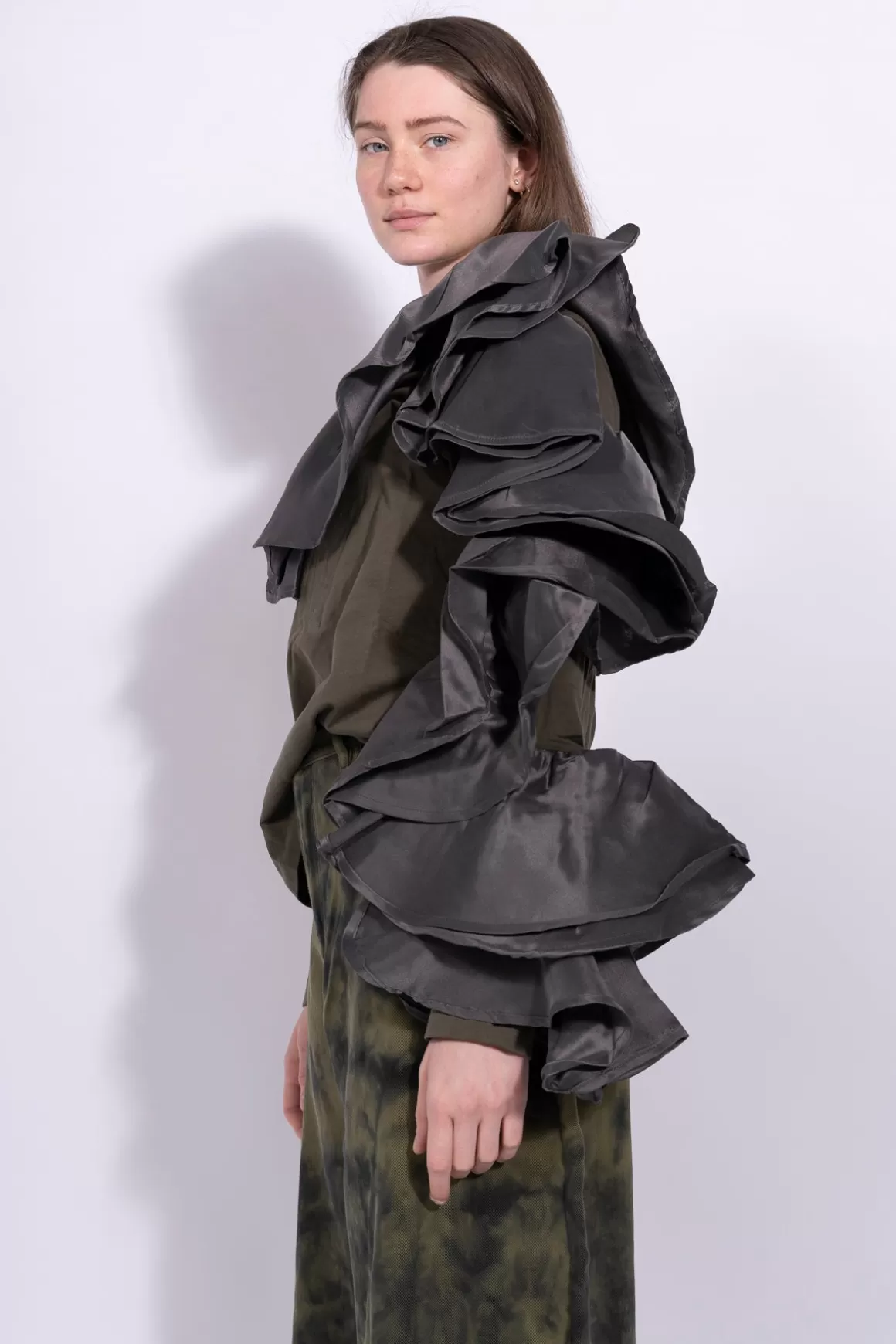 Hot FRILL LONG SLEEVE TOP Women TOPS | JERSEY