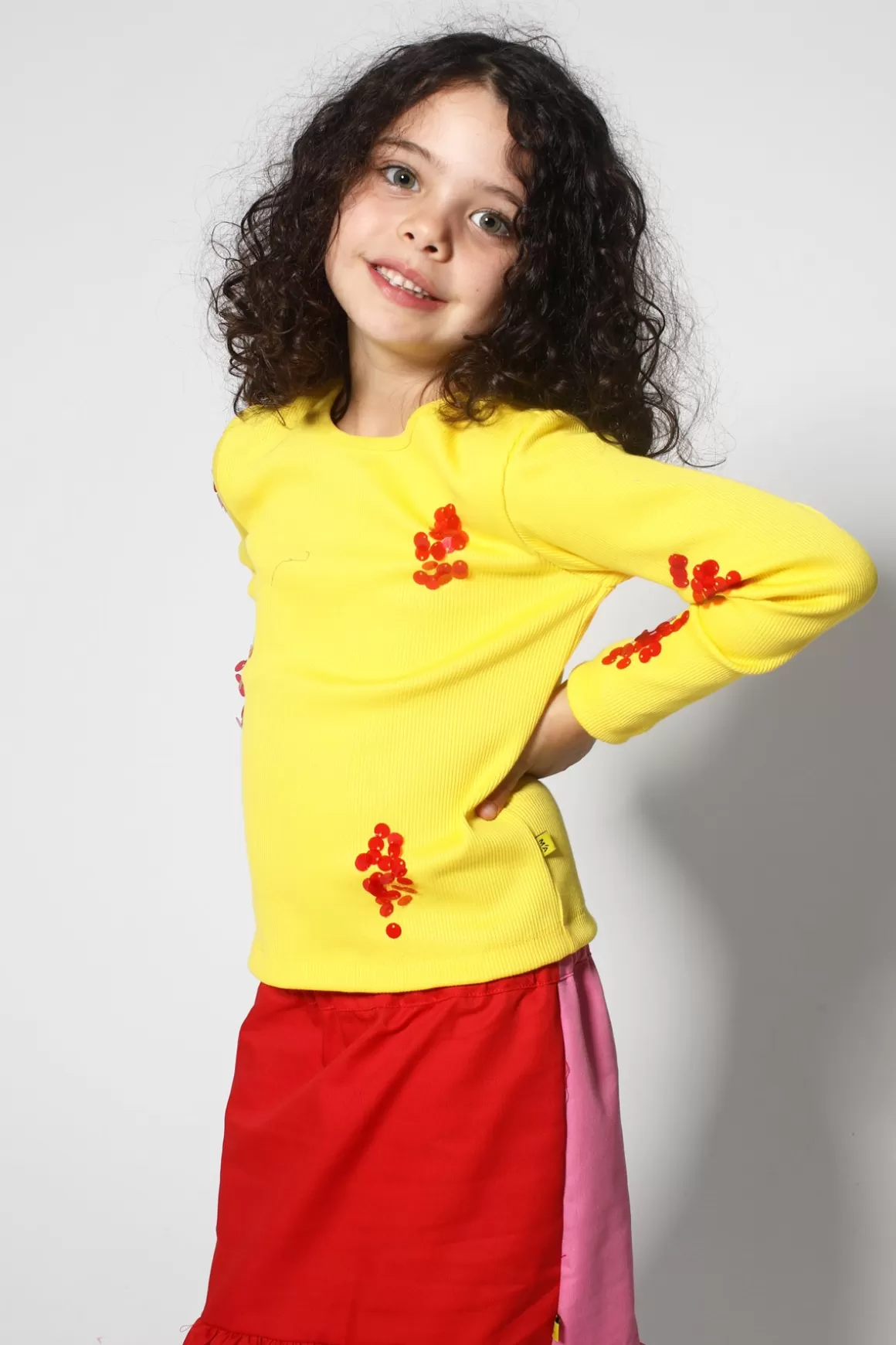 Discount SEQUIN RIB TOP Kids TOPS | JERSEY