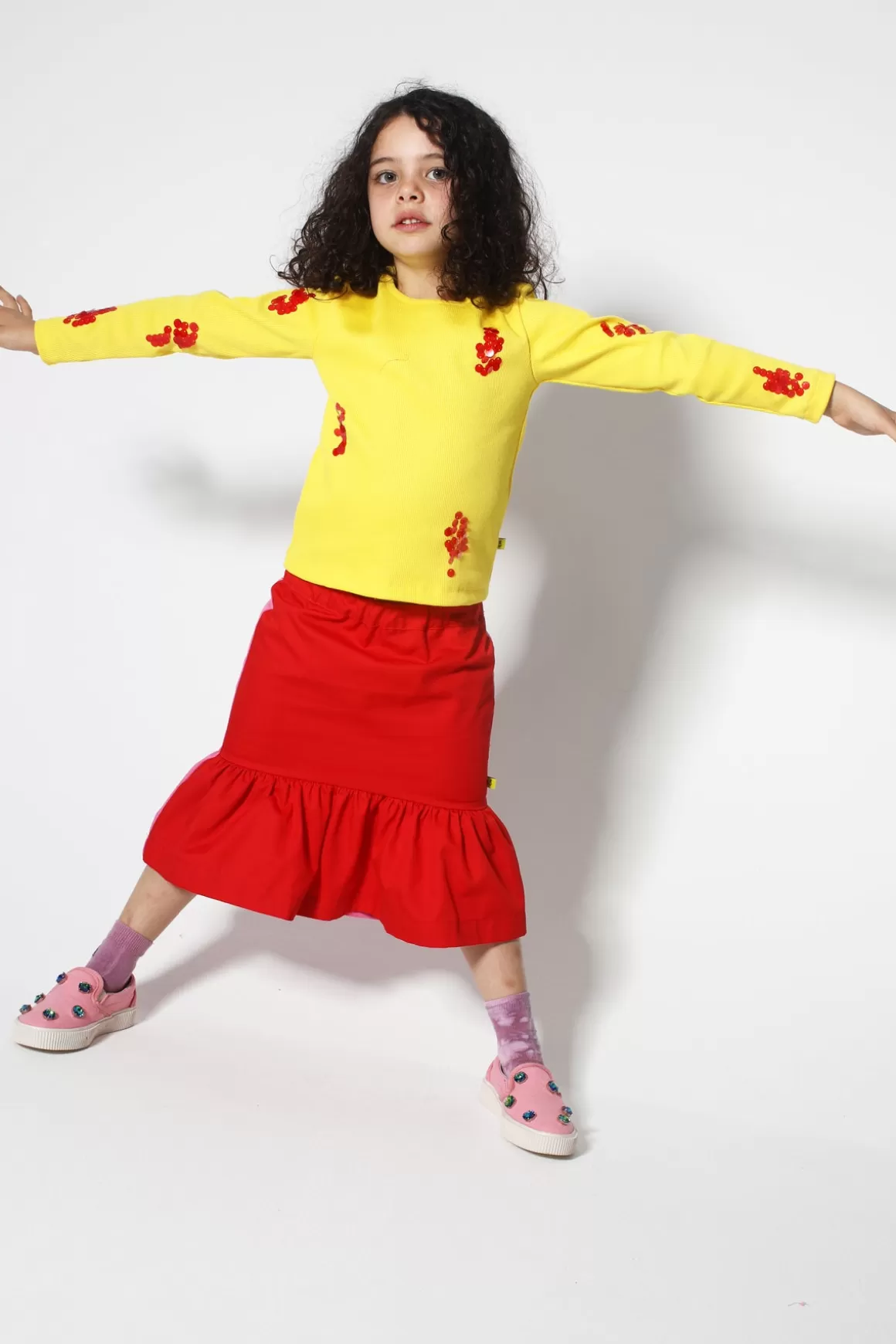 Discount SEQUIN RIB TOP Kids TOPS | JERSEY