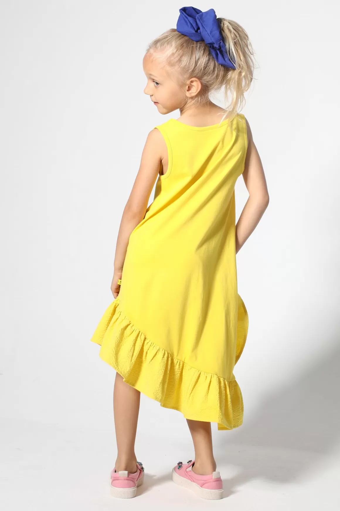 Hot SLEEVELESS FLOUNCE DRESS Kids DRESSES