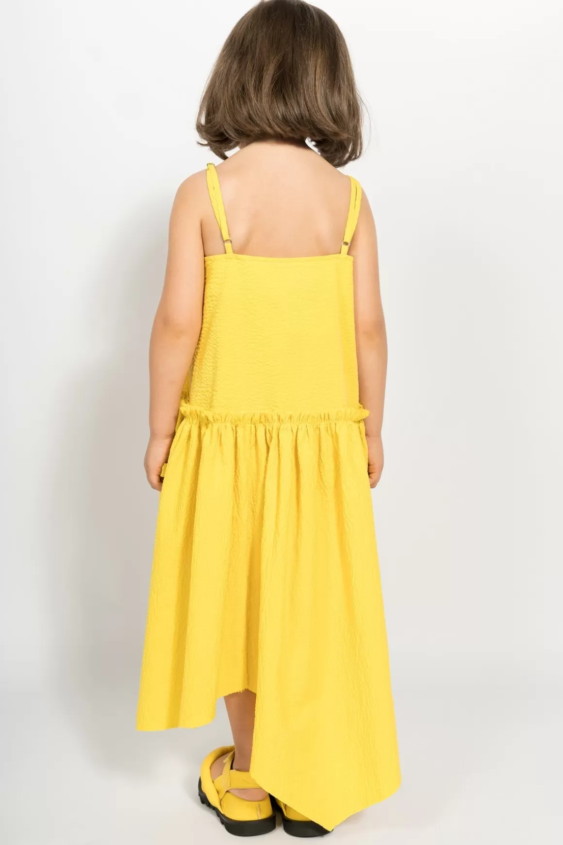 Outlet STRAP TEXTURED DRESS Kids DRESSES